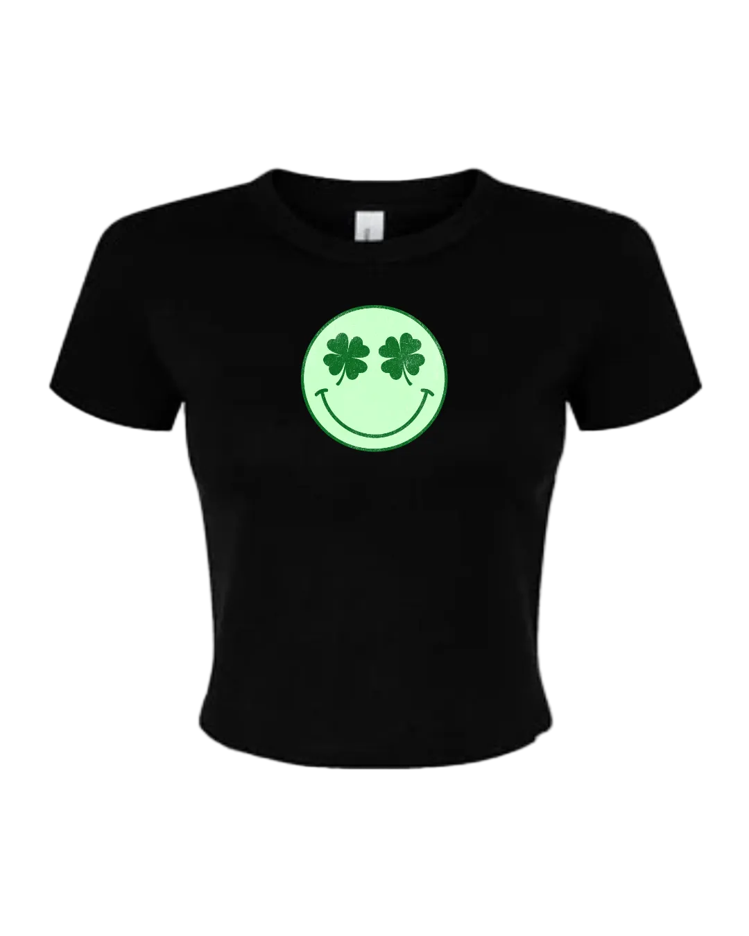 Smile Cropped Short Sleeve