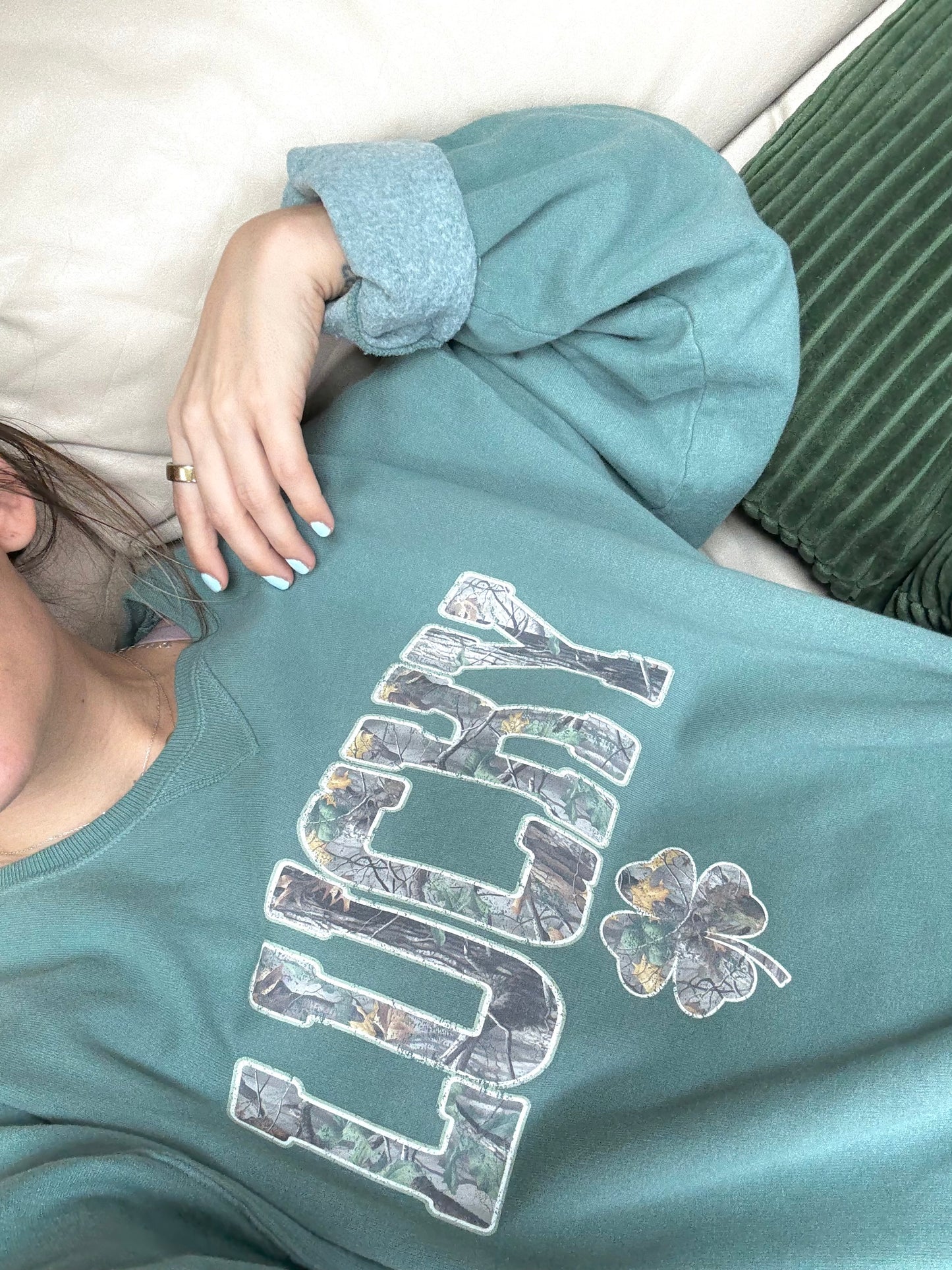 Lucky Camo Crewneck