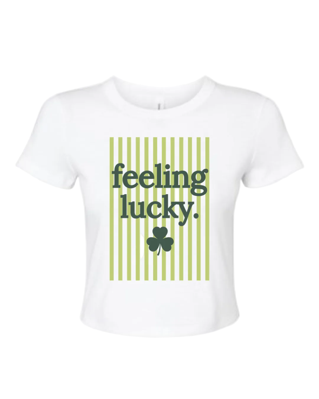 Feeling Lucky Cropped Short Sleeve