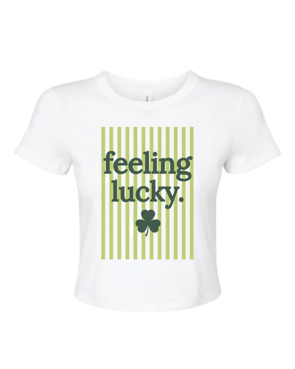 Feeling Lucky Cropped Short Sleeve