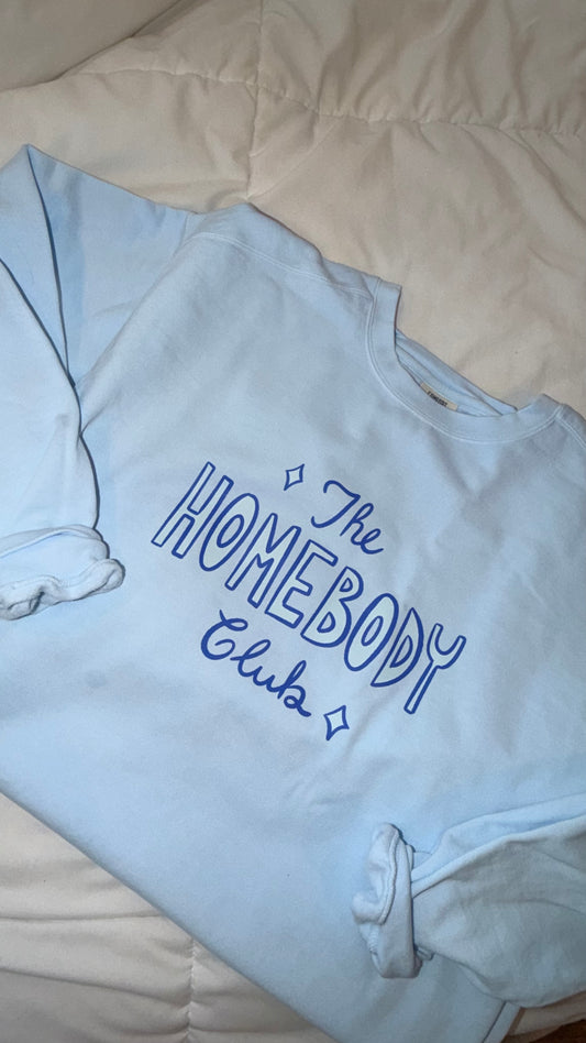 Homebody Club in Comfort Colors Crew