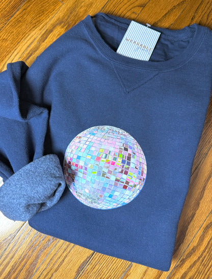 T Swift Inspired Disco Ball Crewneck