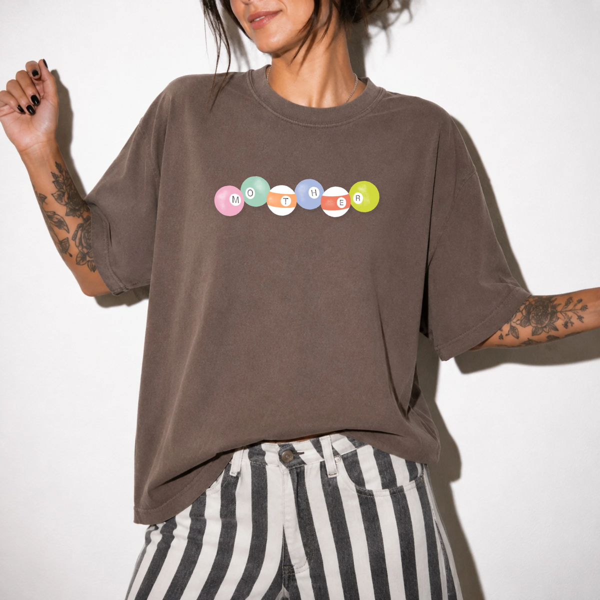 Mother Retro Pool Ball Comfort Colors Tee