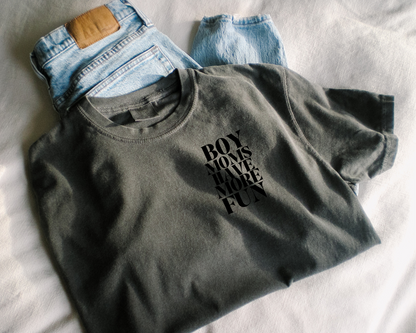 Boy Mom Have More Fun Tee