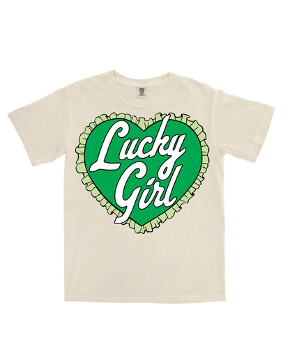 Lucky Girl Heart Tee