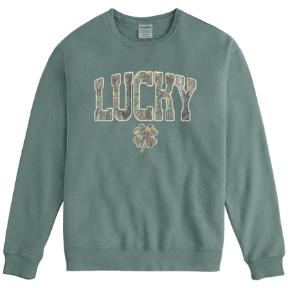 Lucky Camo Crewneck
