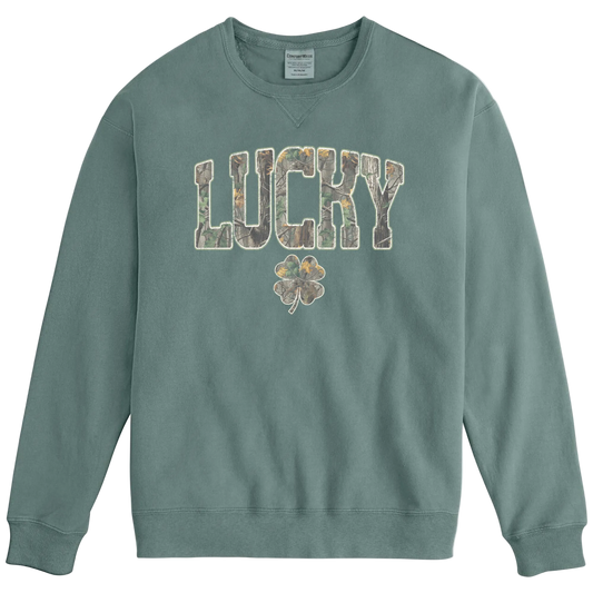 Lucky Camo Crewneck