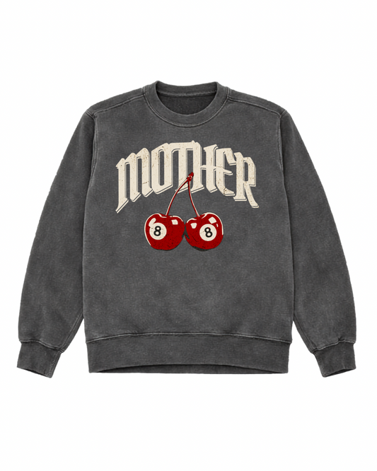 Cherry Mother Retro Graphic Crew