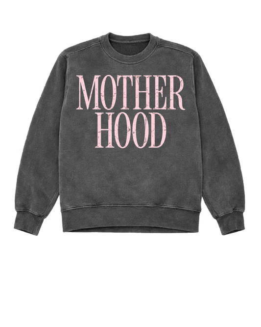 Motherhood Vintage Pink Graphic Crewneck
