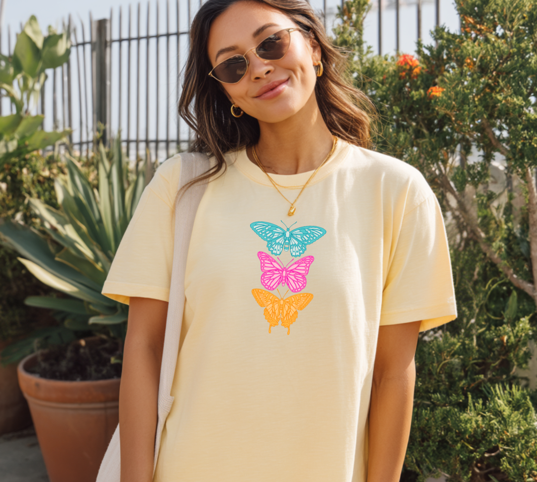 Golden Hour Butterfly Tee